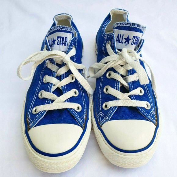 blue converse size 4